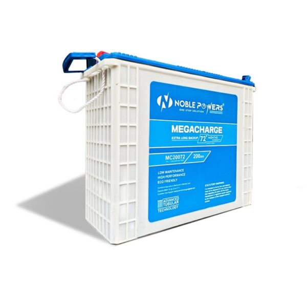 Noble powers 200AH tall tubular battery , MC20072 for office and homes , 72month warranty