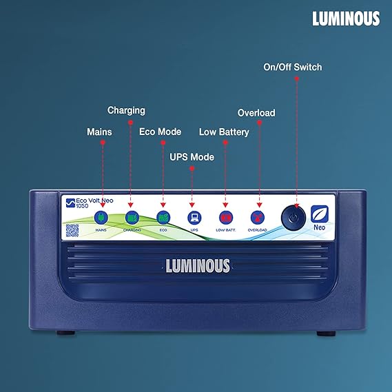 Luminous Inverter 1050 + Battery 150Ah combo Eco Watt Neo 1050 with