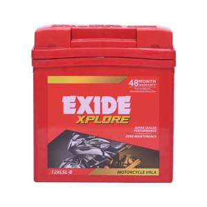Exide 12XL5L-B , Red Battery